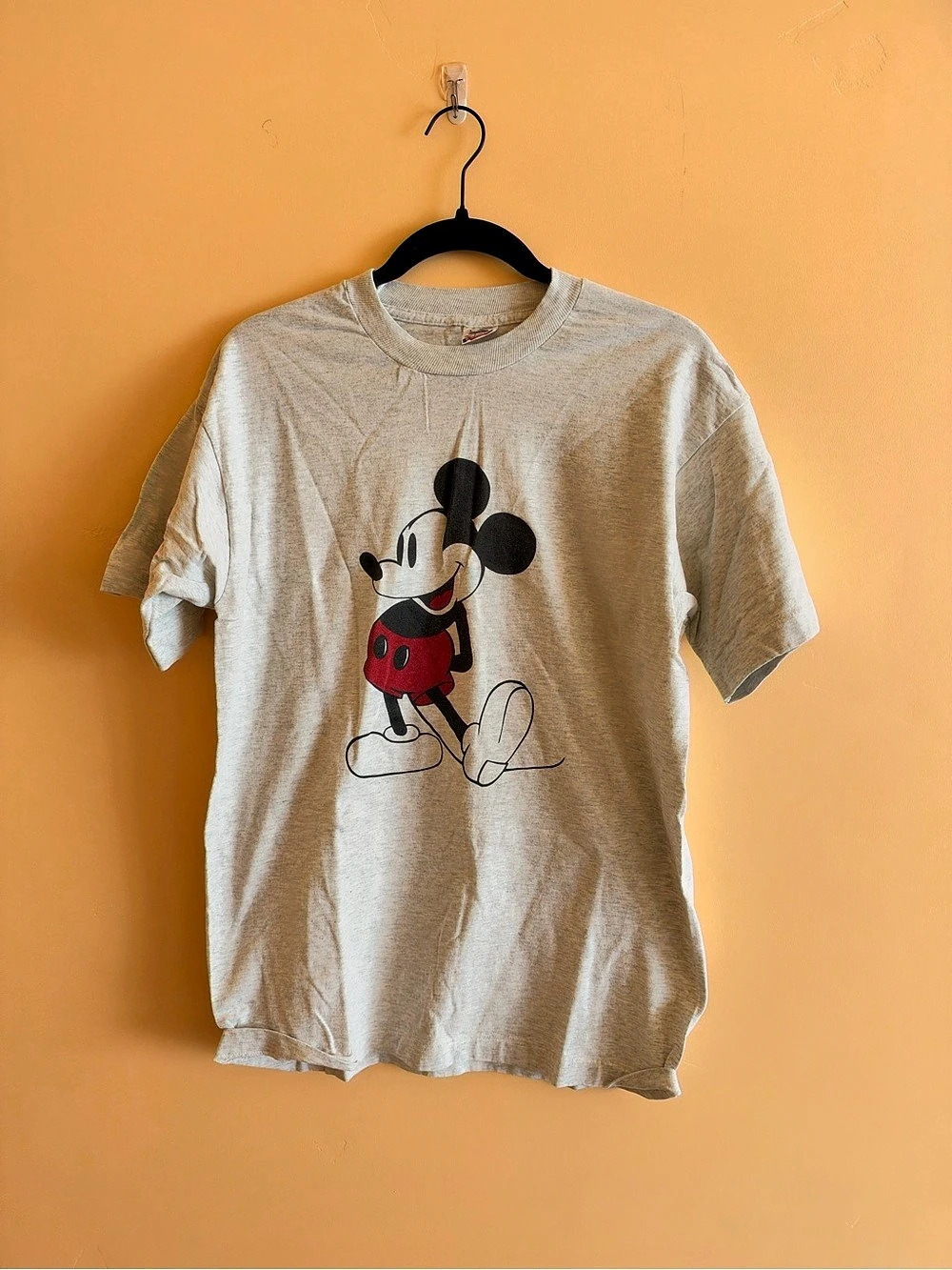 Mickey Mouse Graphic Tee Gray Large